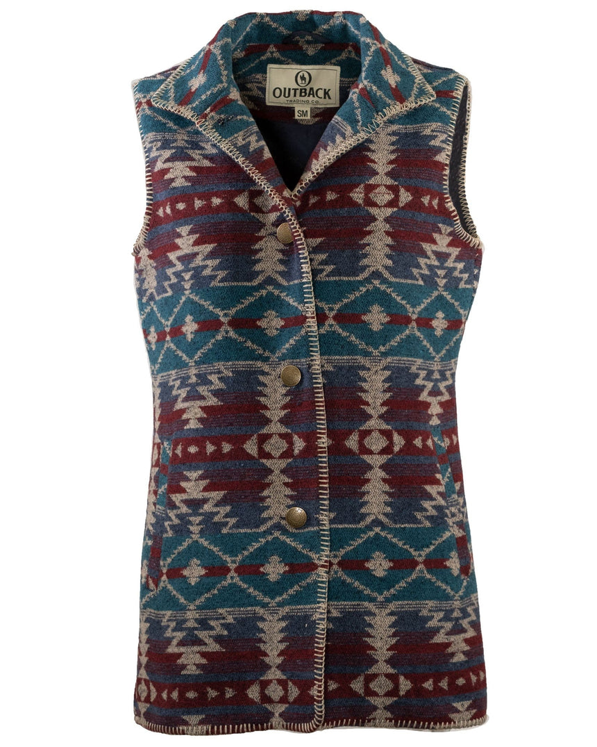 Outback Trading Company Women’s Stockard Vest Beet / SM 29655-BET-SM 789043402179 Vests