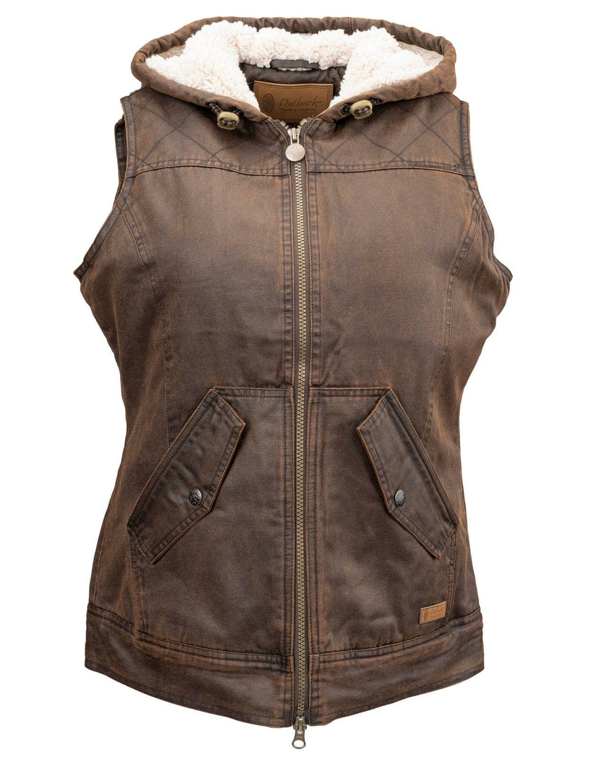 Outback Trading Company Women’s Heidi Vest Brown / SM 29678-BRN-SM 789043372861 Vests