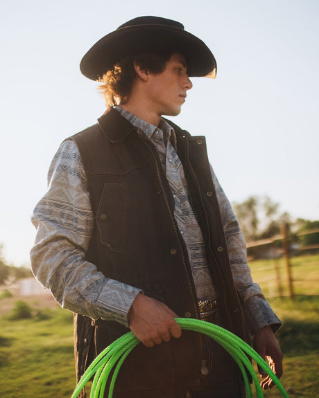 Outback Trading Company Men’s Cattleman Vest Vests
