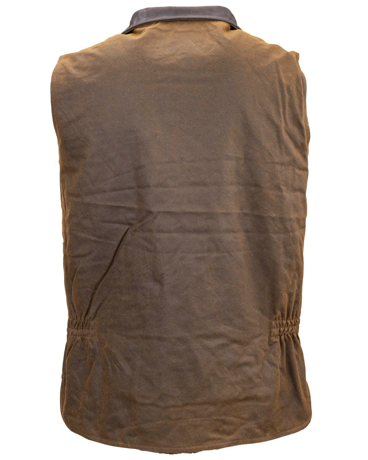 Outback Trading Company® Men's Cliffdweller Brown Oilskin Vest Outback Trading Company® Men's Cliffdweller Brown Oilskin Vest