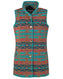 Outback Trading Company Women’s Stockard Vest Turquoise / SM 29655-TUR-SM 789043365955 Vests