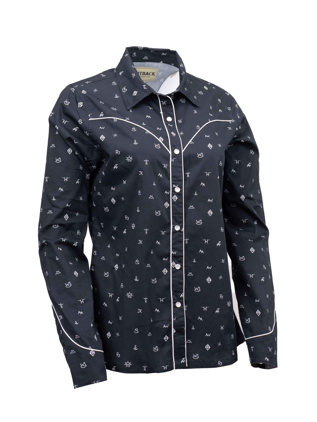 Outback Trading Company Women’s Cattle Brand Shirt