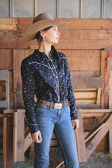 Outback Trading Company Women’s Cattle Brand Shirt