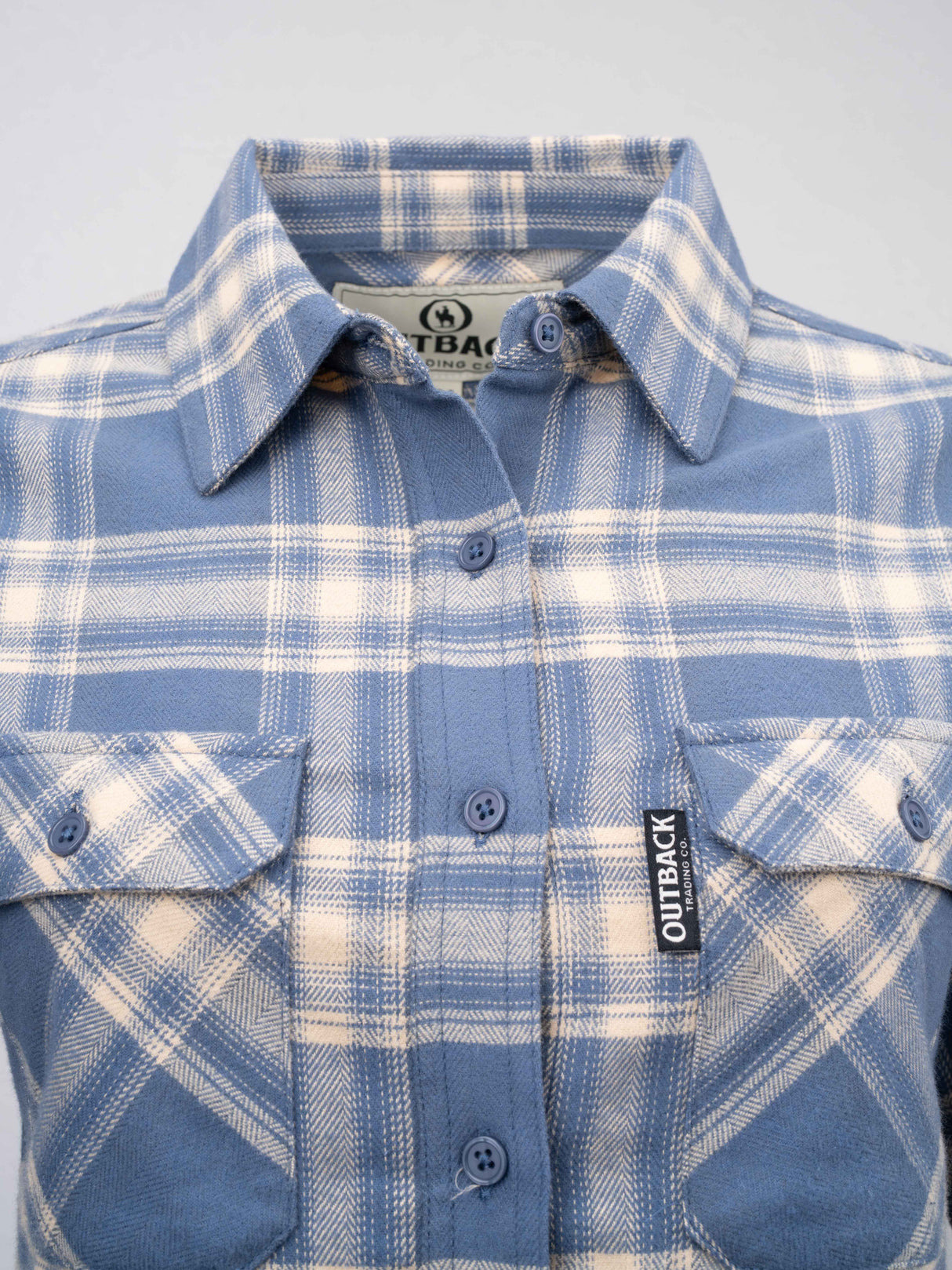 Outback Trading Company Women’s Cotton Plaid Outback Shirt