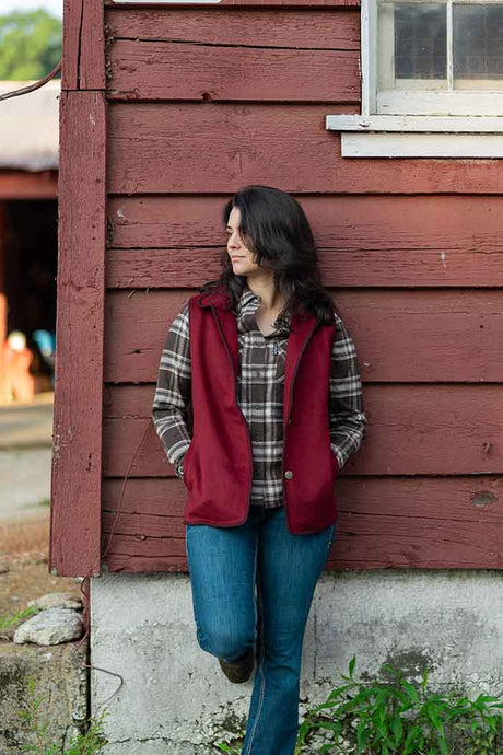 Outback Trading Company Women’s Cotton Plaid Outback Shirt