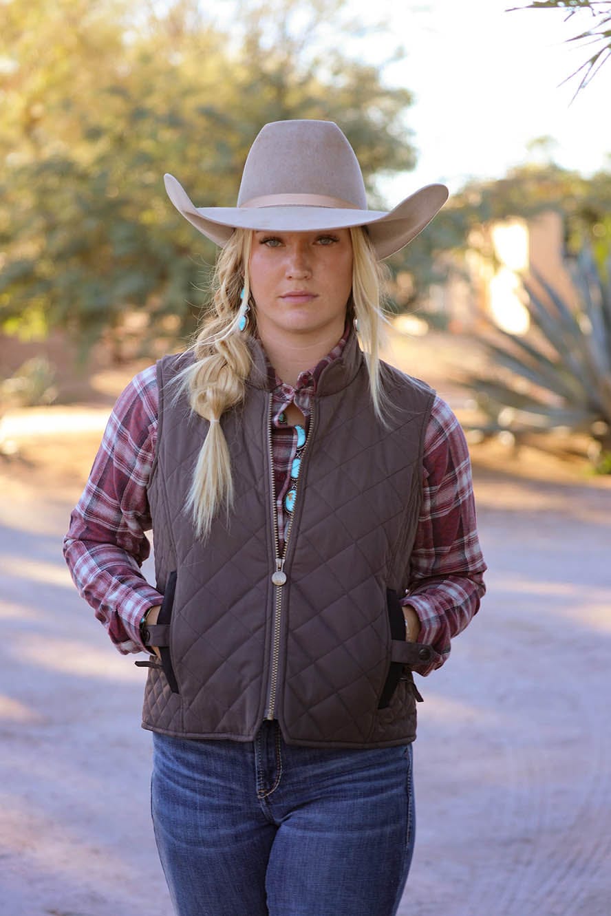 Outback Trading Company Women’s Quilted Riding Vest