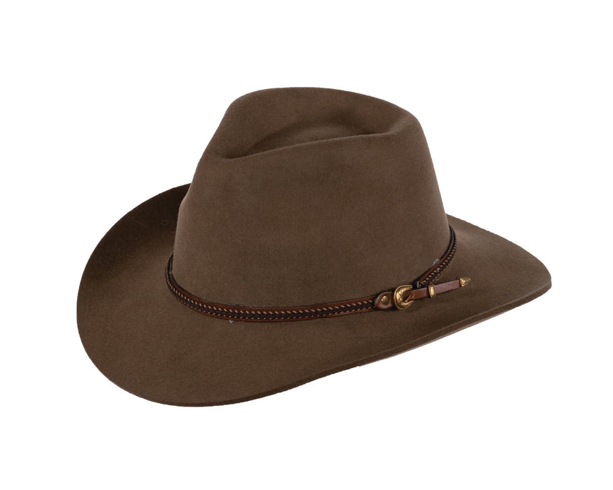 Outback Trading Company Nelson Wool Hat Brown / SM 1156-BRN-SM 789043337631 Wool Felt Hats