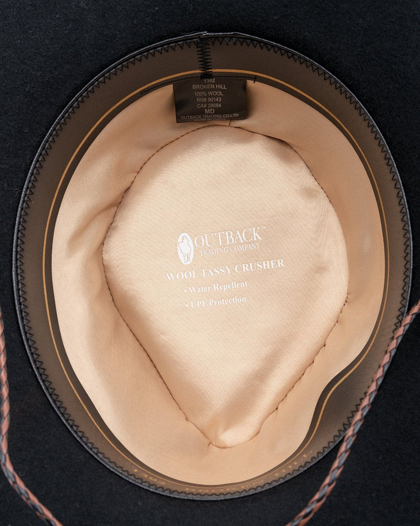 Outback Trading Company Forbes Wool Hat Wool Felt Hats