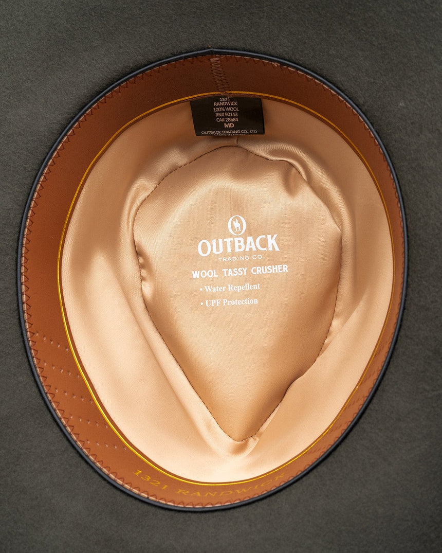 Outback Trading Company Randwick Wool Hat Wool Felt Hats