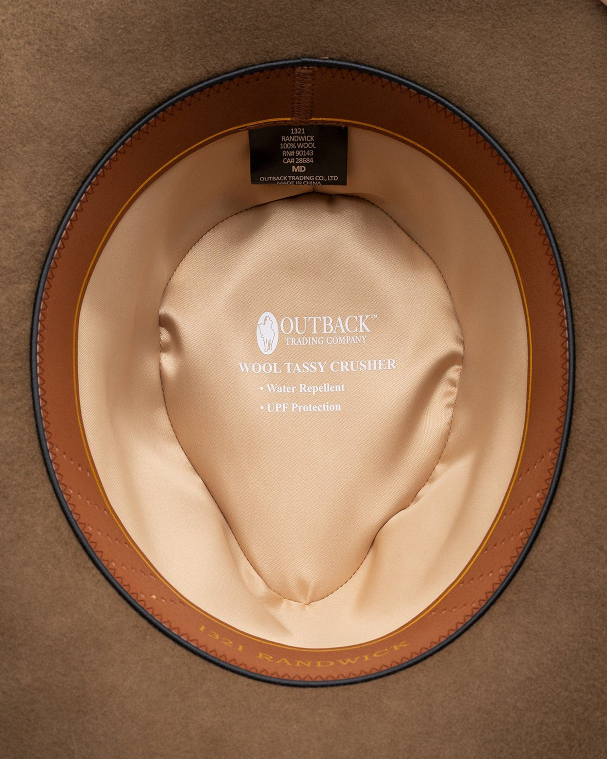 Outback Trading Company Randwick Wool Hat Wool Felt Hats