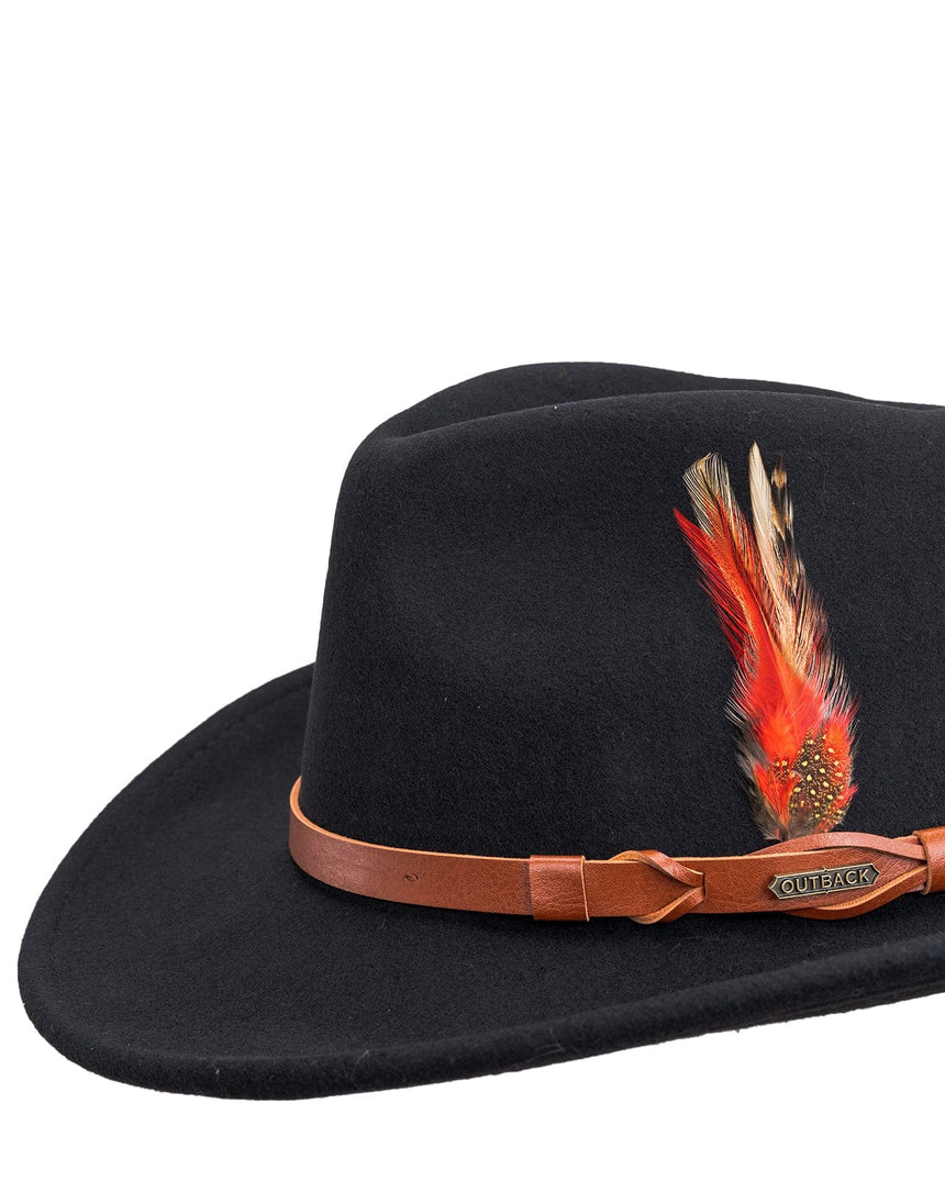 Outback Trading Company Randwick Wool Hat Wool Felt Hats