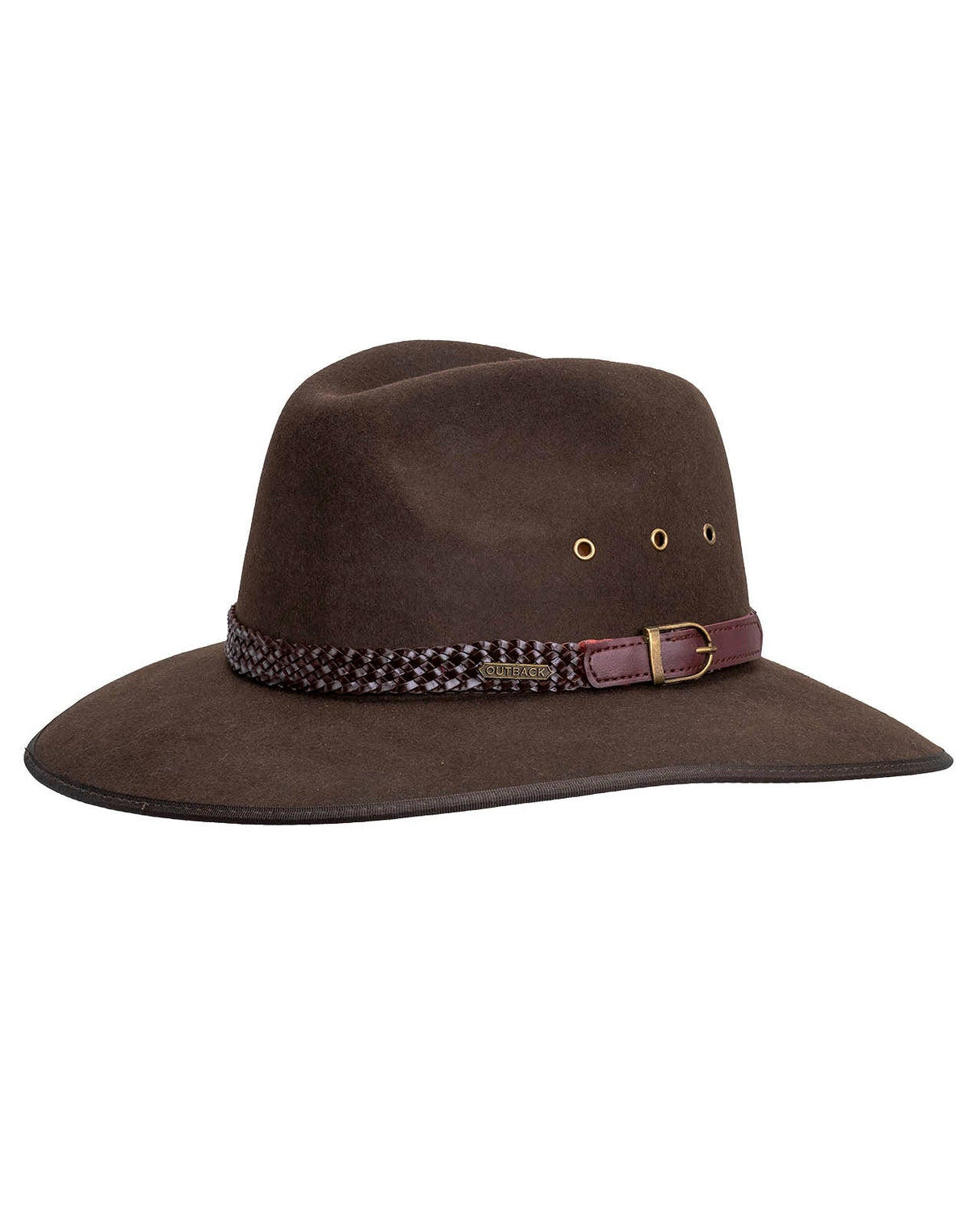 Outback Trading Company South Fork Wool Hat Tan Bark / 678 1106-TBK-678 Wool Felt Hats