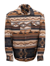OutbackTrading.com Men's Benson Shirt Jacket - Black/brown Black/brown / SM 29935-BBN-SM 789043439663