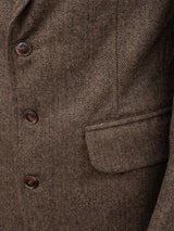 OutbackTrading.com Men's Jessie Jacket - Dark Brown blazer