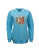 OutbackTrading.com Women's Here For the Horses Sweatshirt - Blue Blue / SM 40380-BLU-SM 789043442724