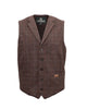 OutbackTrading.com Men's Jessie Vest - Brown Brown / SM 40440-BRN-SM 789043444490
