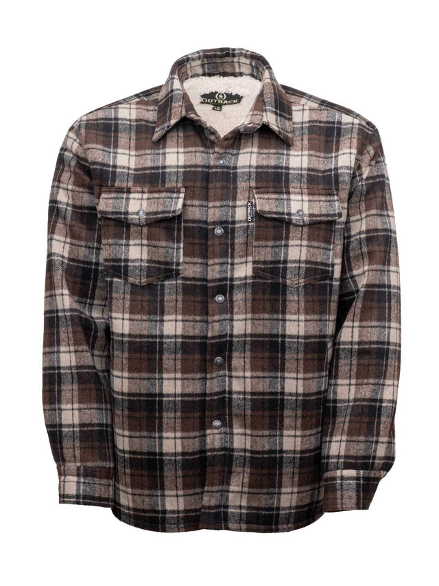 OutbackTrading.com 2026 - Menâ€™s Arden Jacket Black/brown / SM 29759-BBN-SM 789043438451 Coats & Jackets