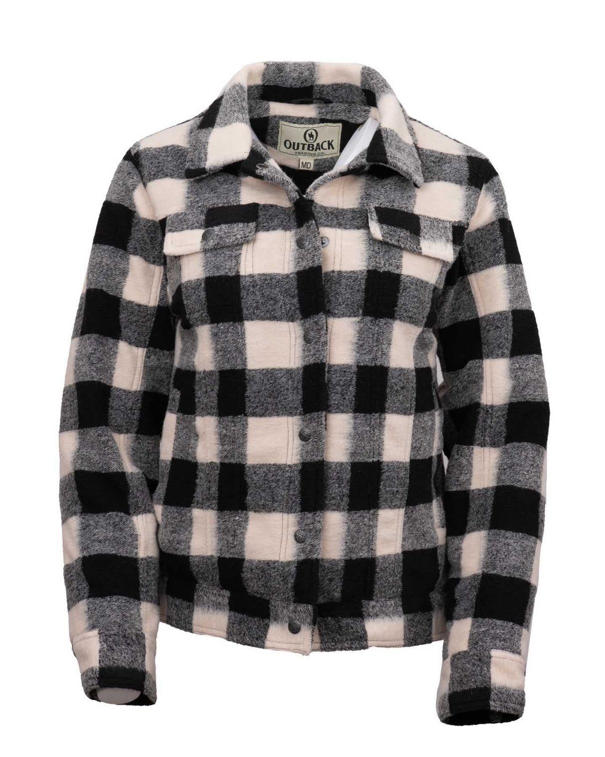 OutbackTrading.com Women's Mary Kate Jacket - Black Black / SM 40401-BLK-SM 789043443394 Coats & Jackets