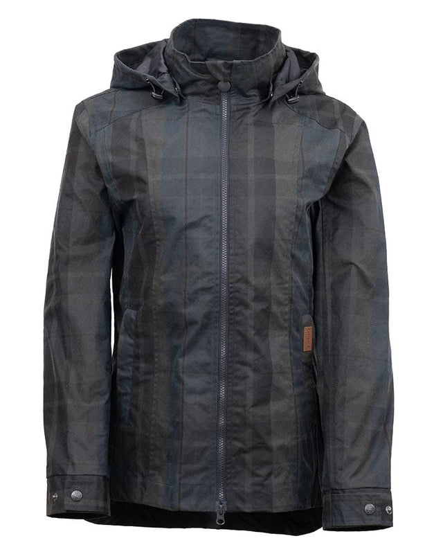 OutbackTrading.com 2026 - Women's Hattie Waxed Plaid Rain Jacket Forest Plaid / SM 28890-FPD-SM 789043437713 Coats & Jackets