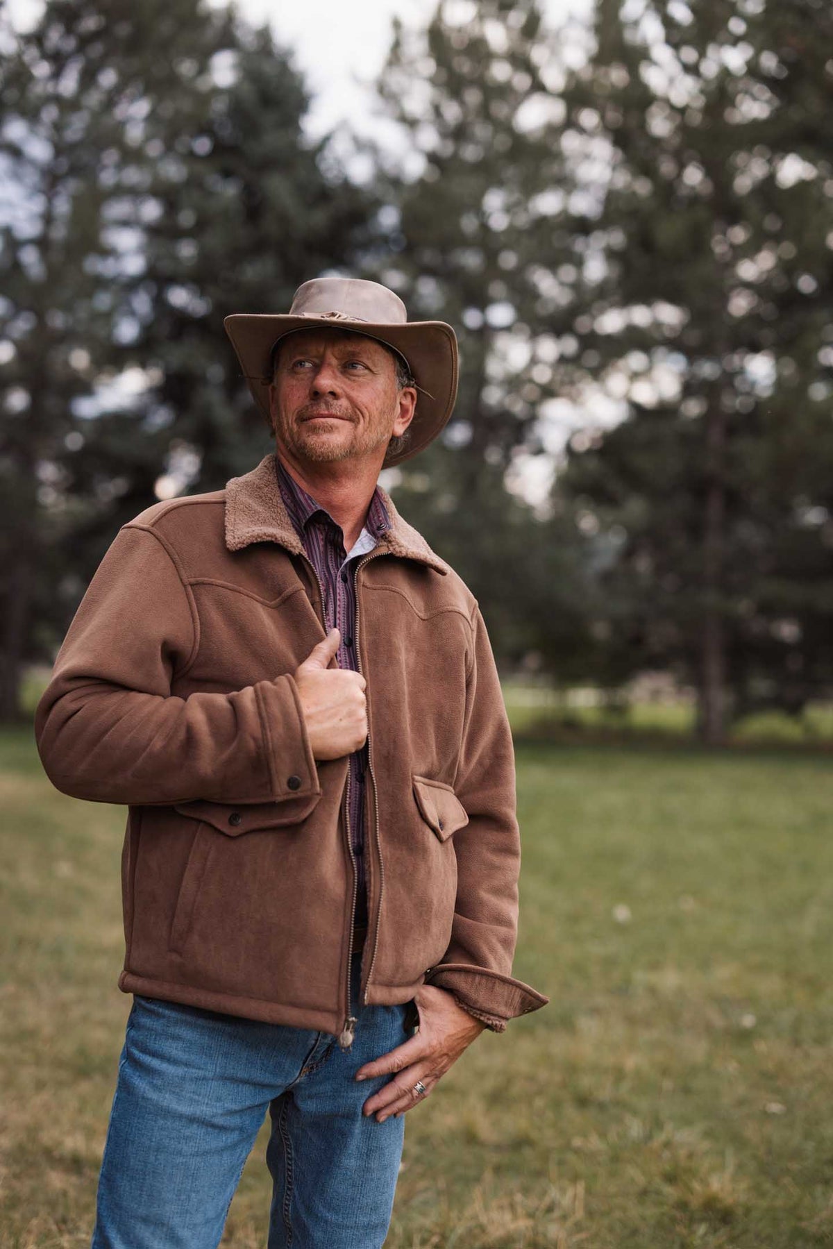 OutbackTrading.com Men's Cedar Jacket - Brown Coats & Jackets