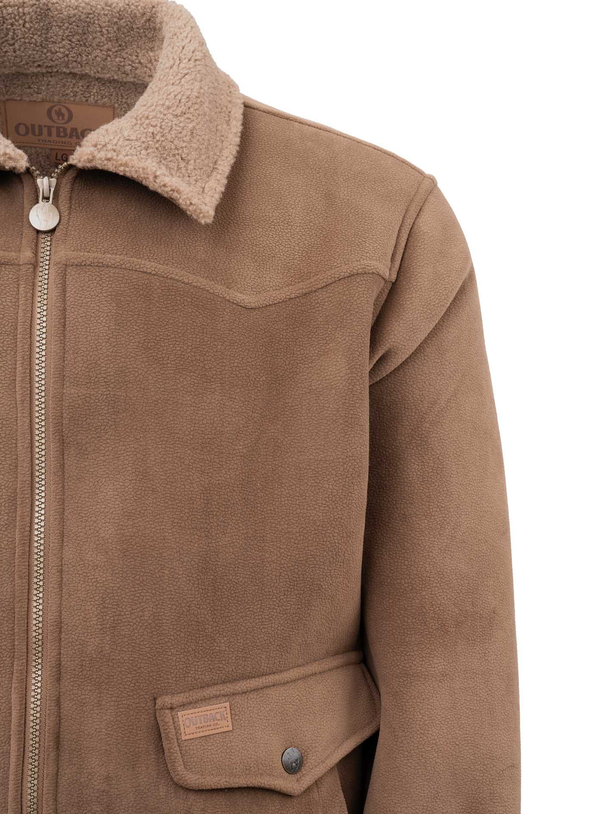 OutbackTrading.com Men's Cedar Jacket - Brown Coats & Jackets