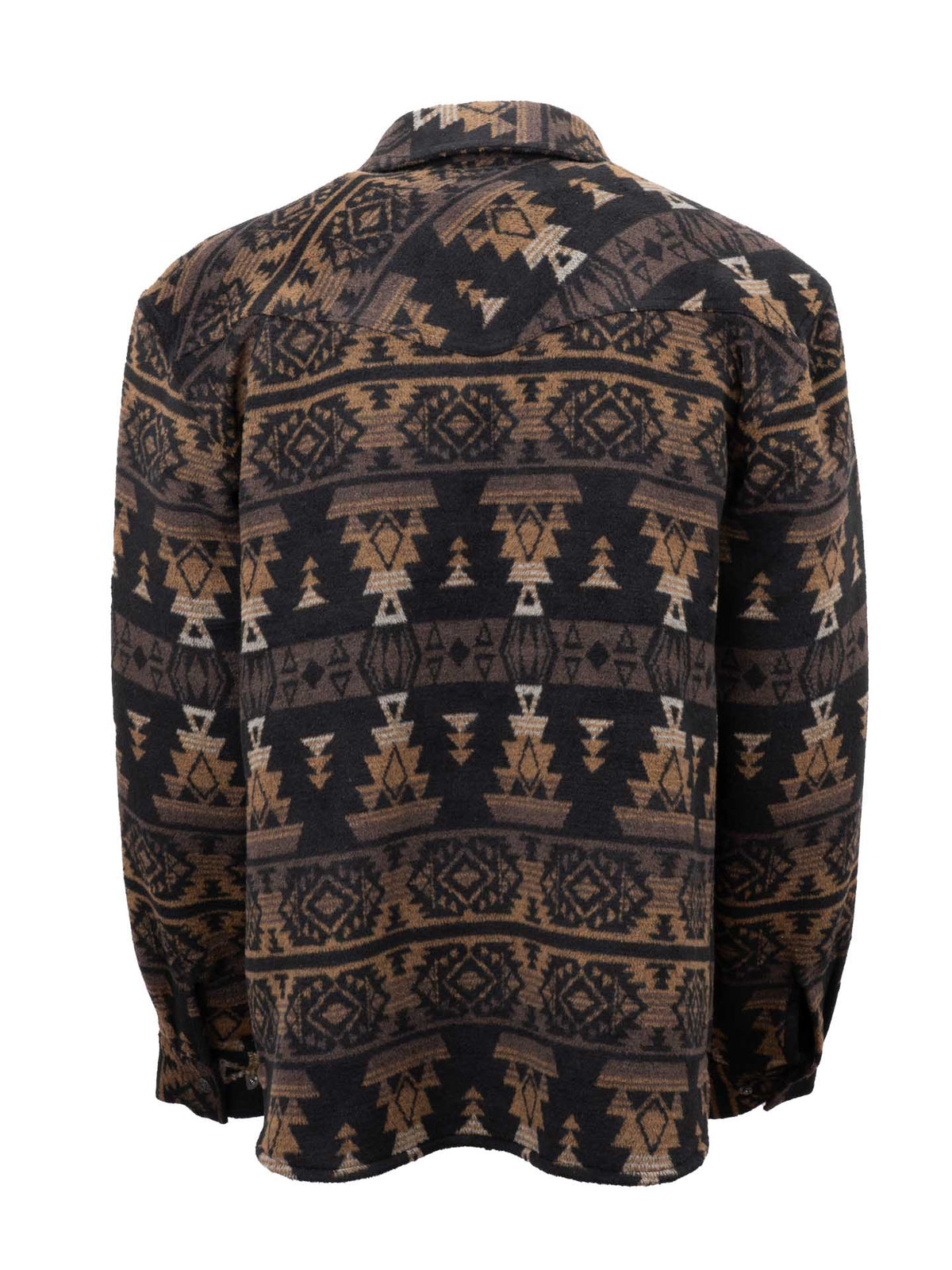 OutbackTrading.com Men's Hudson Shirt Jacket - Black/brown Coats & Jackets