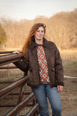 OutbackTrading.com Women's Kimberly Jacket - Chocolate Coats & Jackets