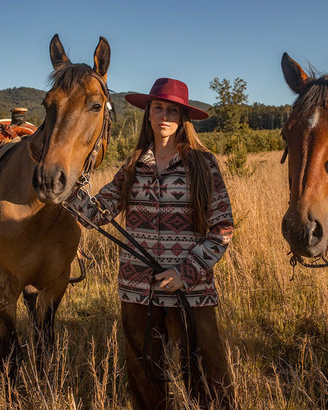 OutbackTrading.com Women's Margot Jacket - Rasberry Coats & Jackets