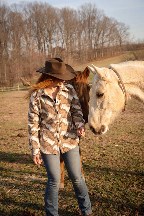 OutbackTrading.com Women's Stampede Big Shirt Fleece