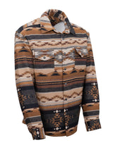 OutbackTrading.com Men's Benson Shirt Jacket - Black/brown