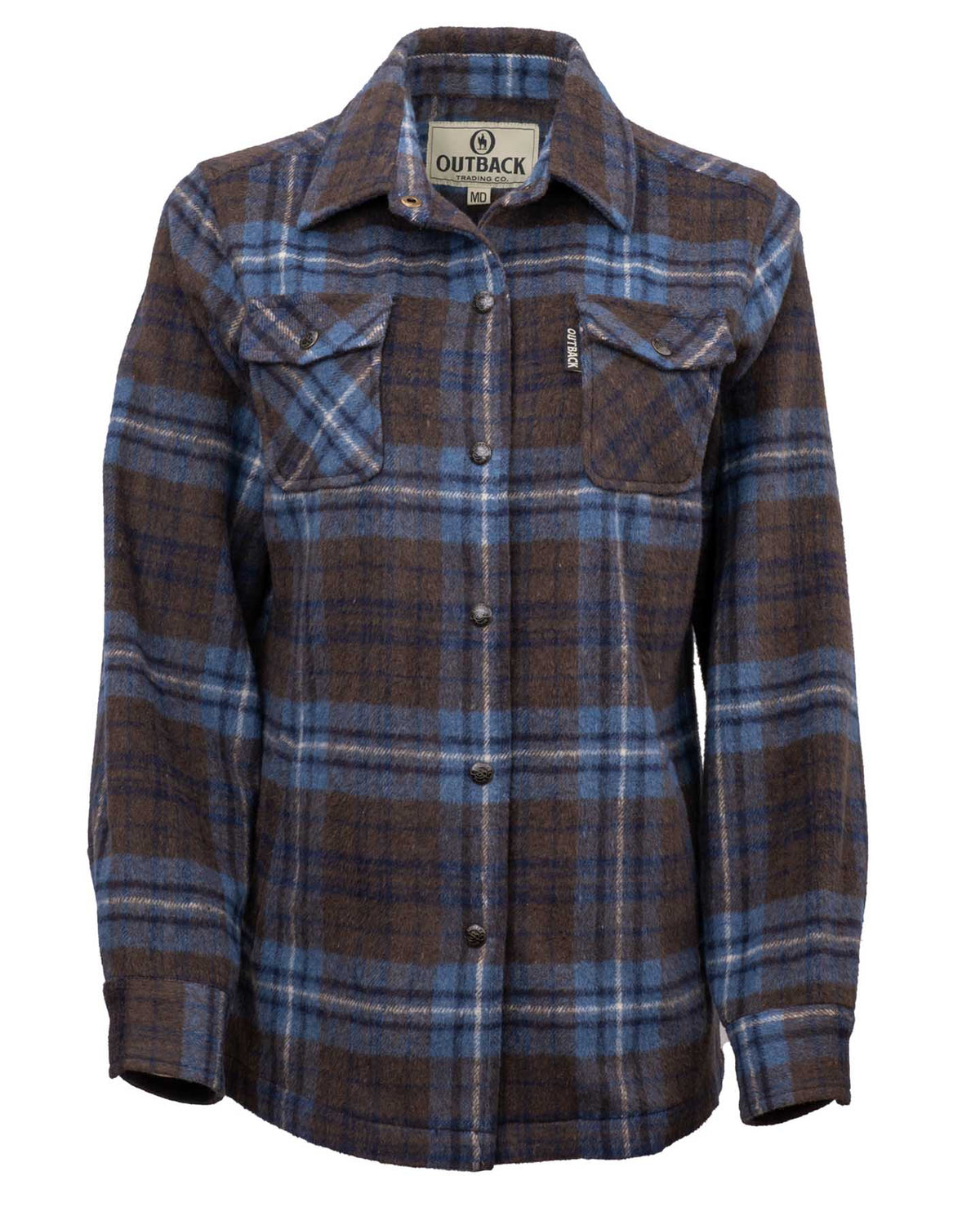 OutbackTrading.com Women's Penny Shirt Jacket - Driftwood Driftwood / SM 40400-DRW-SM 789043443325 Shirt Jackets