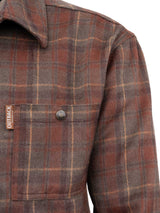 OutbackTrading.com Men's Conway Shirt Jacket - Red Shirt Jackets