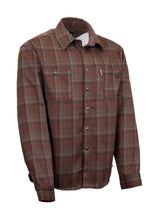 OutbackTrading.com Men's Conway Shirt Jacket - Red Shirt Jackets