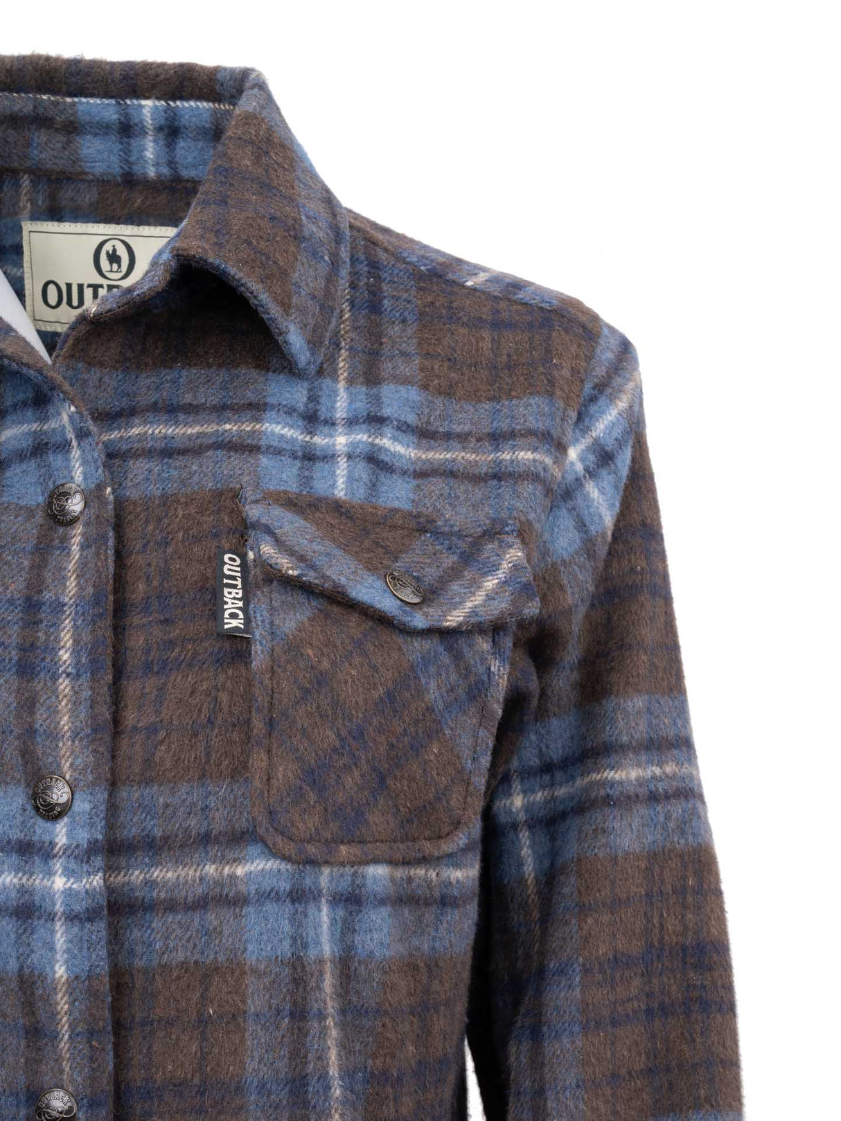 OutbackTrading.com Women's Penny Shirt Jacket - Driftwood Shirt Jackets