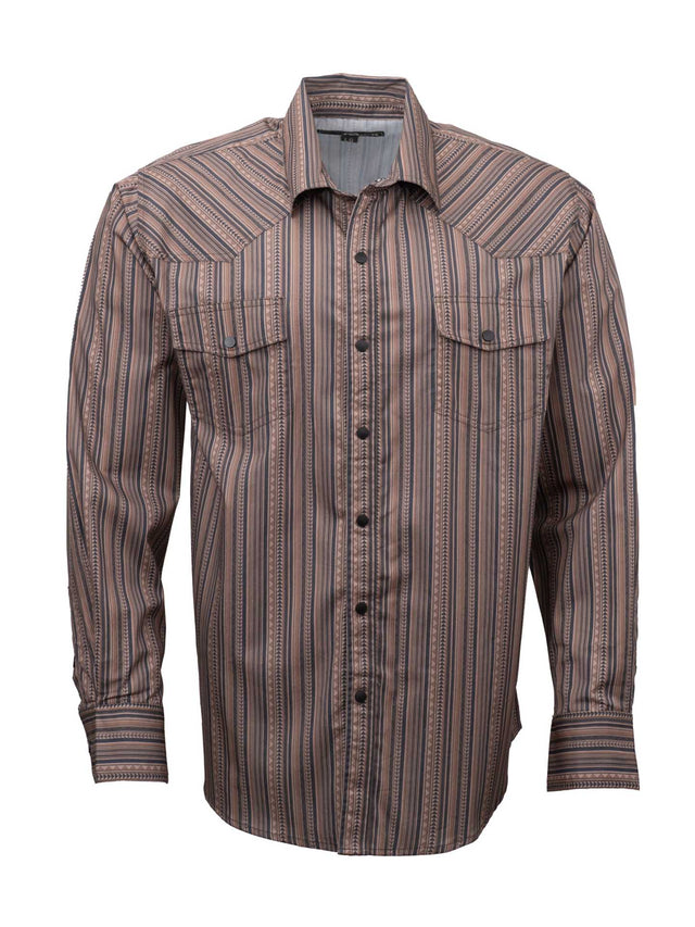 OutbackTrading.com Men's High Desert Shirt - Brown Brown / SM 40373-BRN-SM 789043442076 Shirts