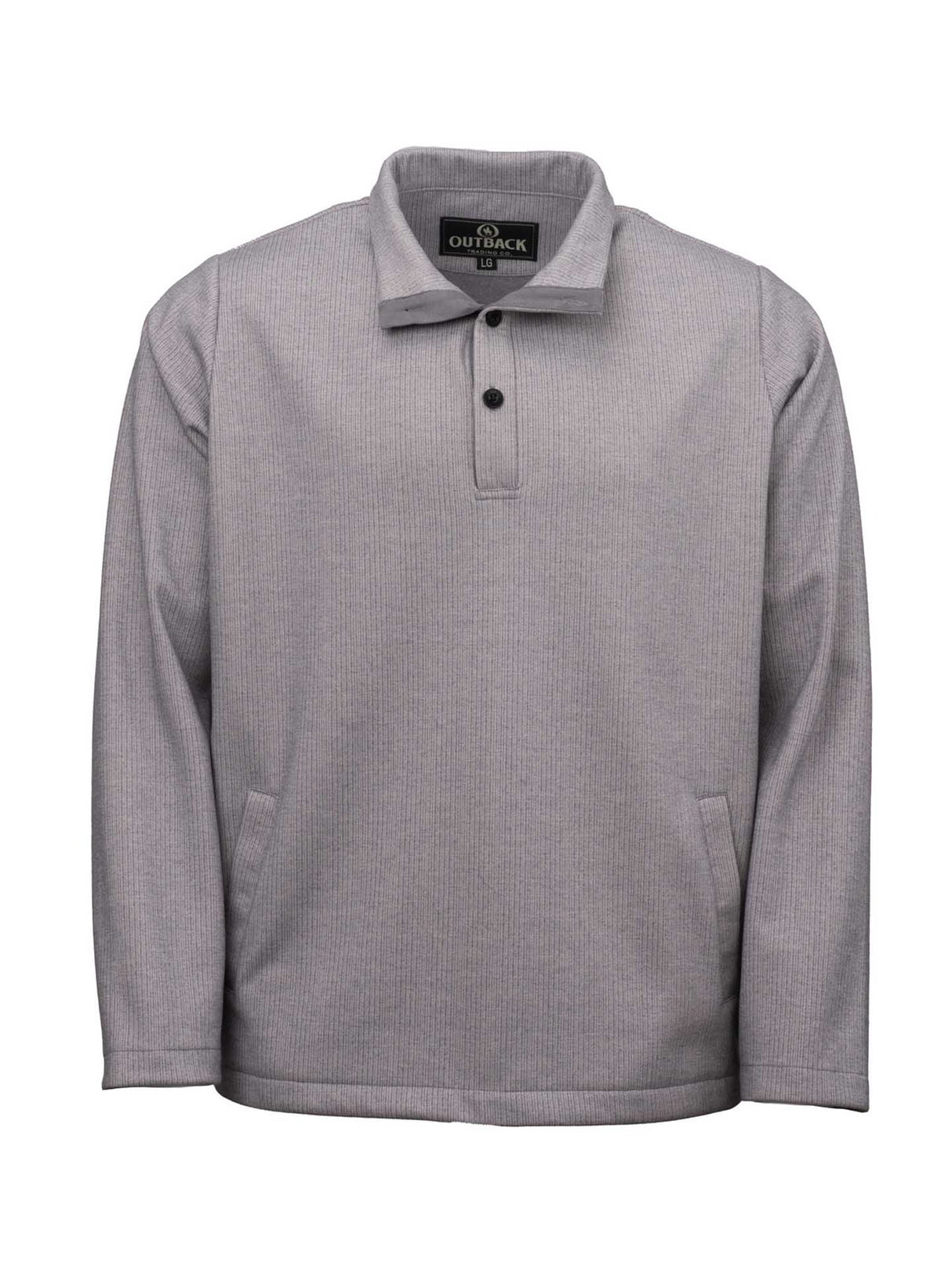 OutbackTrading.com Men's Thurston Pullover - Gray Gray / SM 40434-GRY-SM 789043444438 Shirts