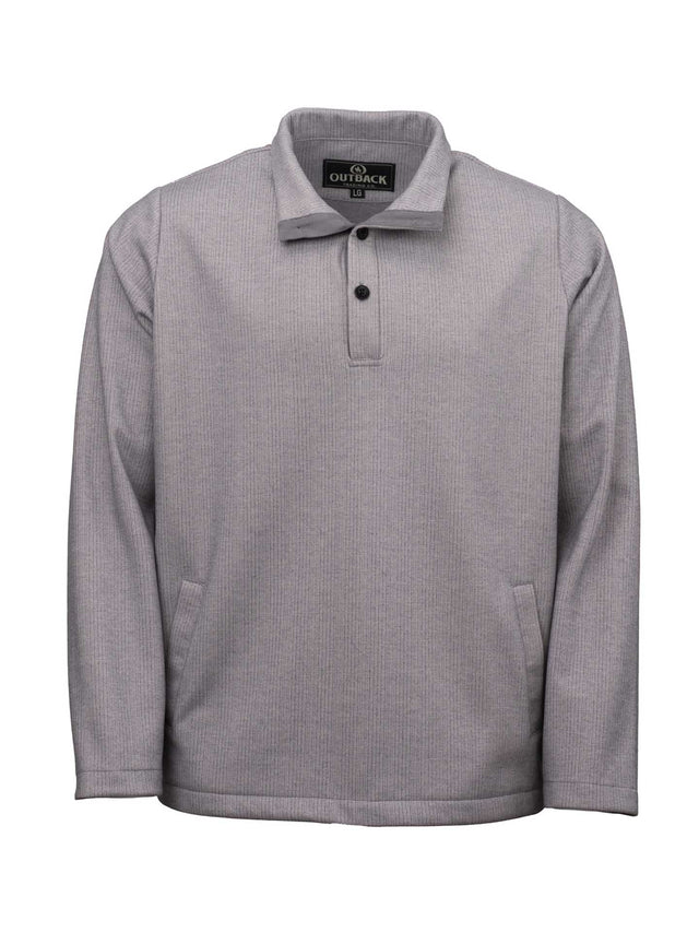 OutbackTrading.com Men's Thurston Pullover - Gray Gray / SM 40434-GRY-SM 789043444438 Shirts