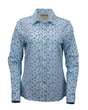 OutbackTrading.com Women's Horseshoe Toss Button Up Shirt - Light Blue Light Blue / SM 40362-LBL-SM 789043441604 Shirts