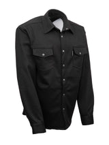 OutbackTrading.com Men's Ace Shirt Jacket - Black Shirts