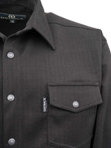 OutbackTrading.com Men's Ace Shirt Jacket - Black Shirts