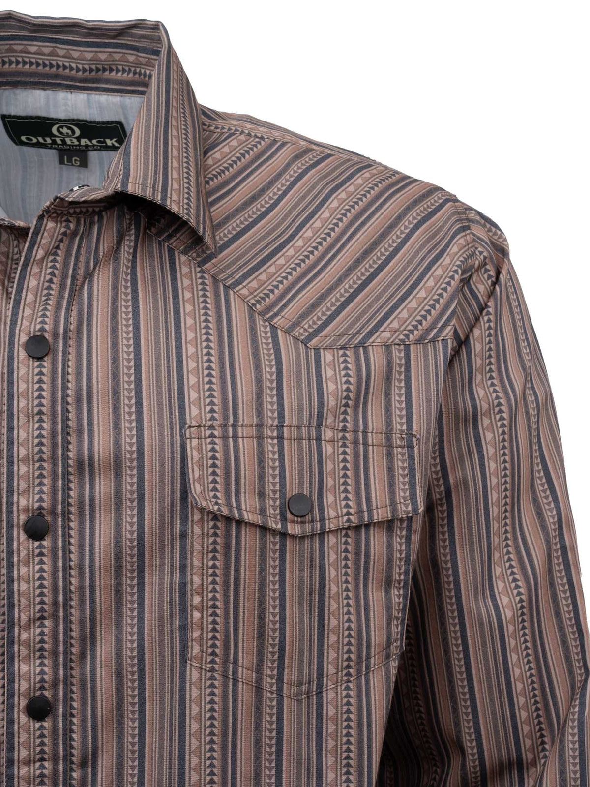 OutbackTrading.com Men's High Desert Shirt - Brown Shirts