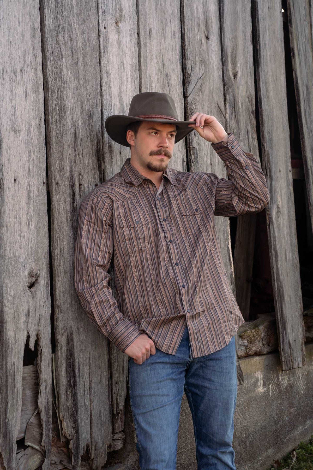 OutbackTrading.com Men's High Desert Shirt - Brown Shirts