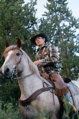 OutbackTrading.com Men's Waylon Shirt - Black/brown Shirts