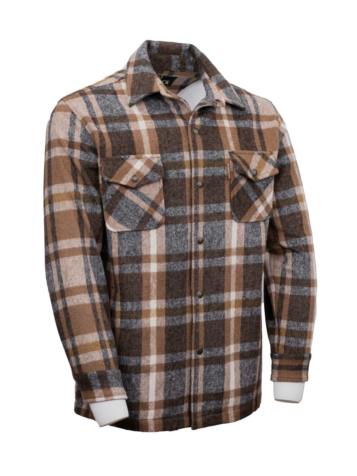 OutbackTrading.com Men's Waylon Shirt - Black/brown Shirts