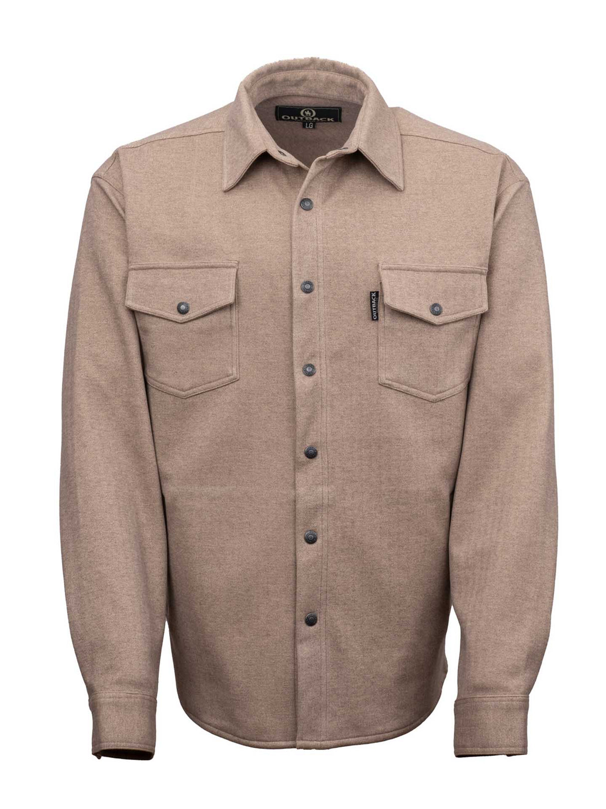 OutbackTrading.com Men's Ace Shirt Jacket - Tan Tan / SM 40424-TAN-SM 789043443950 Shirts