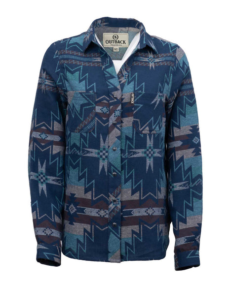 OutbackTrading.com Women's Brianna Shirt - Turquoise Turquoise / SM 42235-TUR-SM 789043445077 Shirts