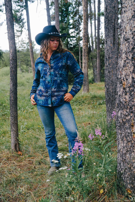 OutbackTrading.com Women's Brianna Shirt - Turquoise Shirts