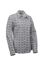 OutbackTrading.com Women's Bronc Stripe Shirt - White Shirts
