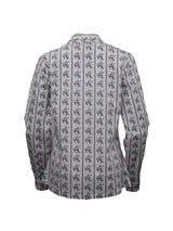 OutbackTrading.com Women's Bronc Stripe Shirt - White Shirts