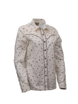 OutbackTrading.com Women's Cattle Brand Shirt - Cream Shirts